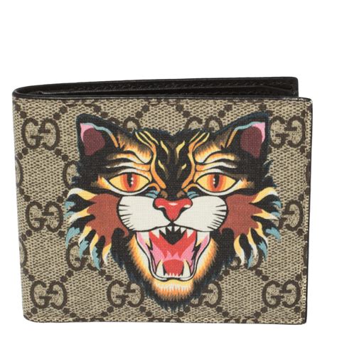 gucci cat print wallet|Gucci wallets & small accessories.